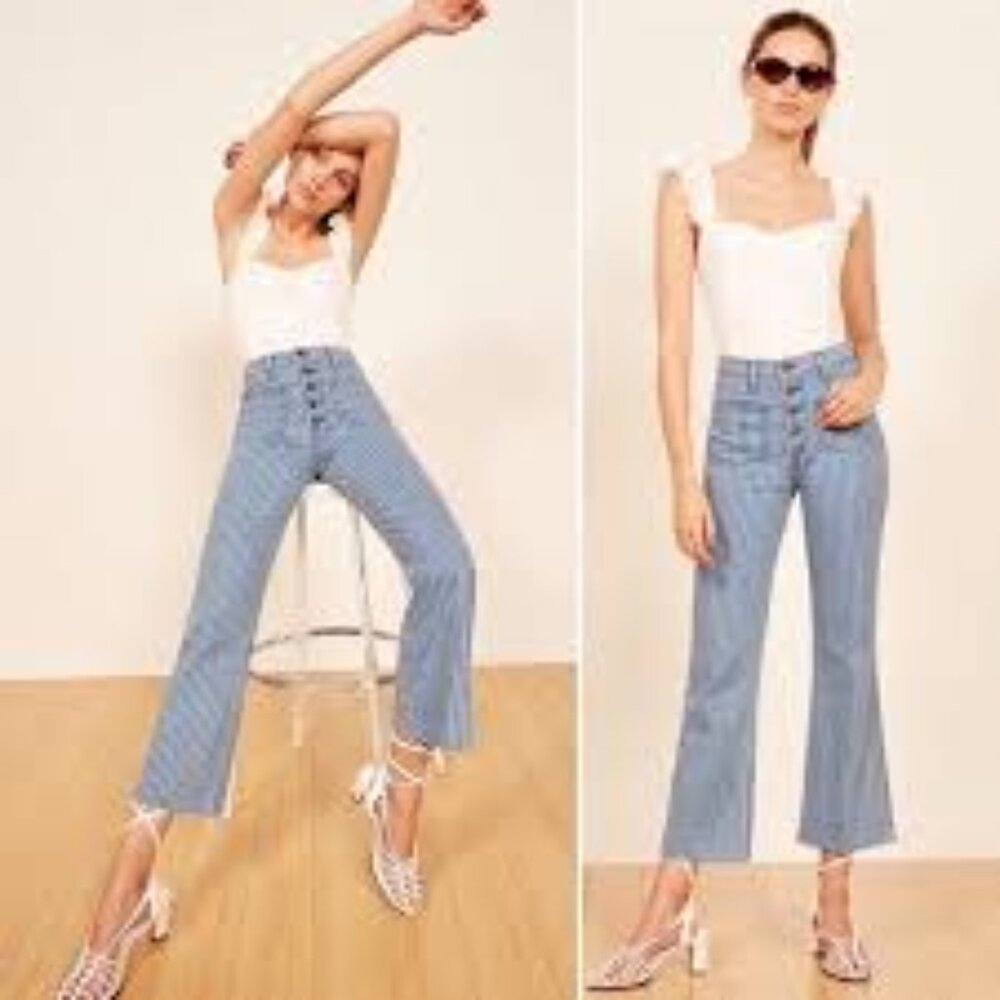 Reformation Mcgraw crop jeans